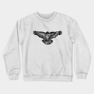 Skull Raven Crewneck Sweatshirt